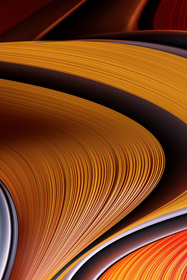 Оранжевый волнистый абстрактный узор