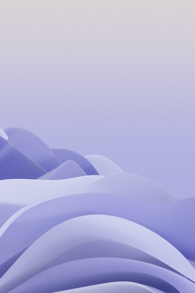 Фиолетовые волны на сером фоне, абстракция