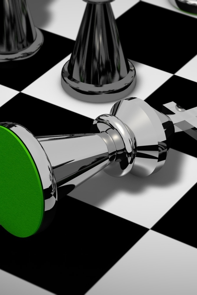 Стальные шахматы 3д на доске