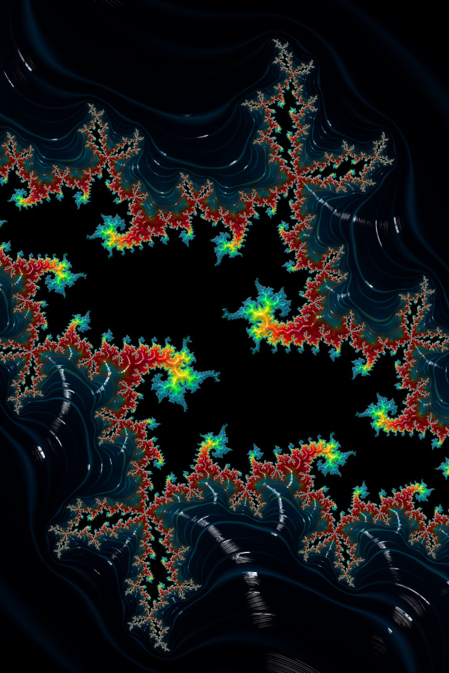 Странный  фрактальный рисунок