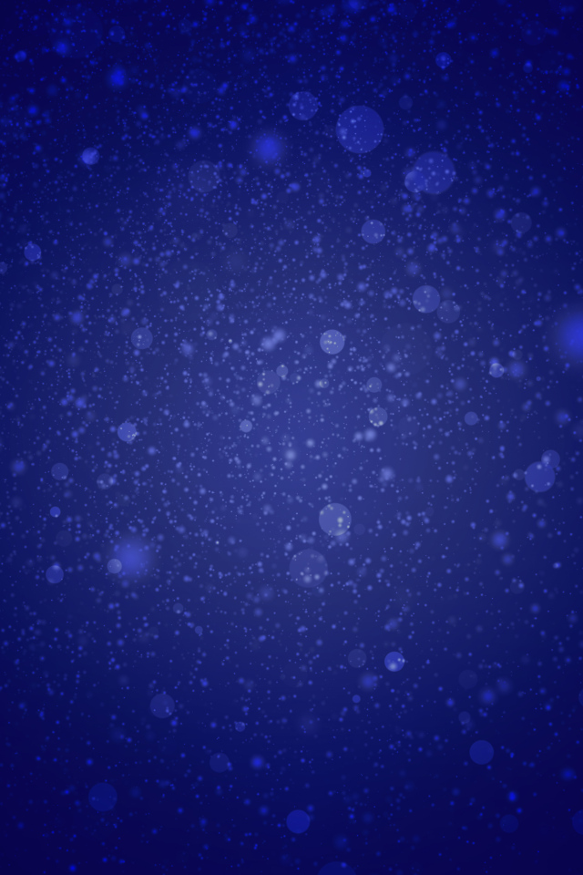 Белые абстрактные блики на синем фоне