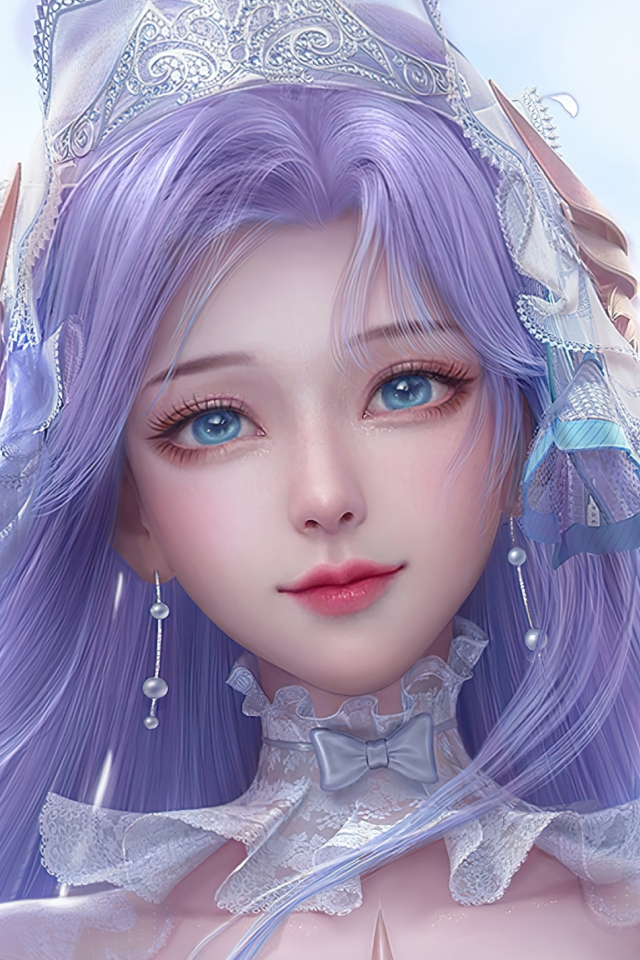 Милая девушка аниме невеста