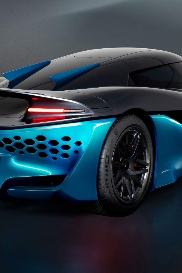 Быстрый автомобиль Viritech Apricale 2022 года вид сзади