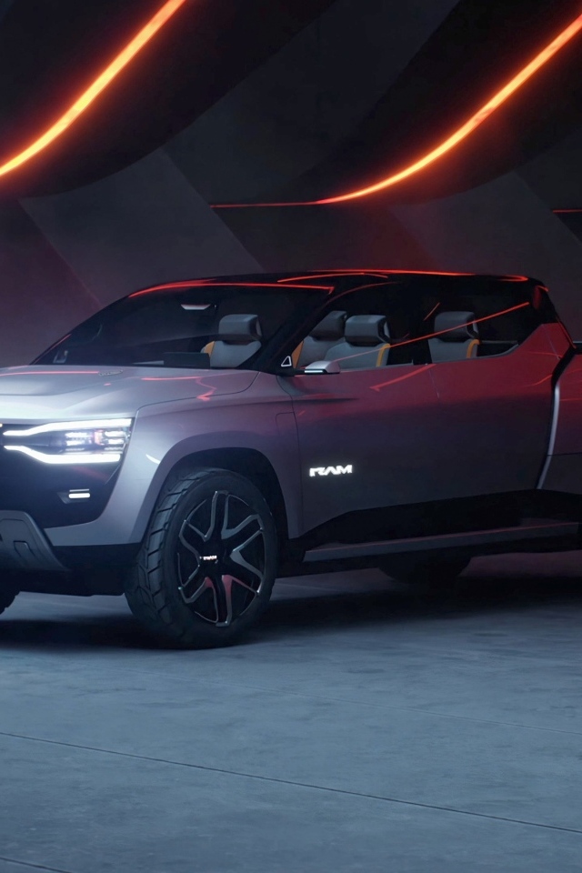 Большой Ram 1500 Revolution BEV Concept 2023 года