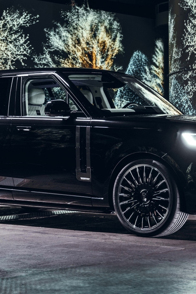 Большой черный Brabus 600 2023 года