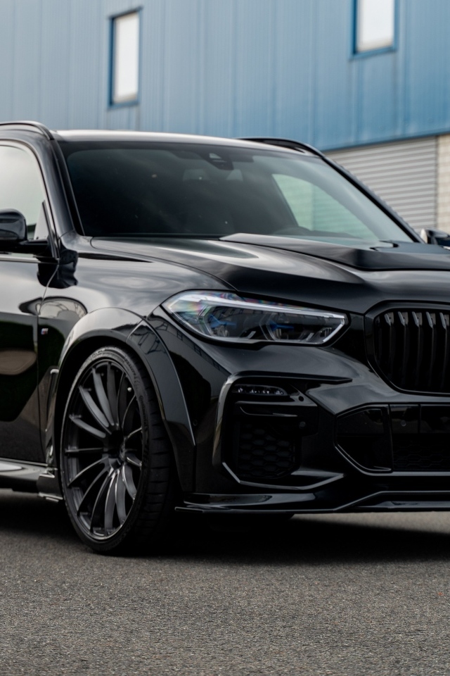 Черный автомобиль Prior-Design PDG5XWB Widebody Aerodynamic Kit