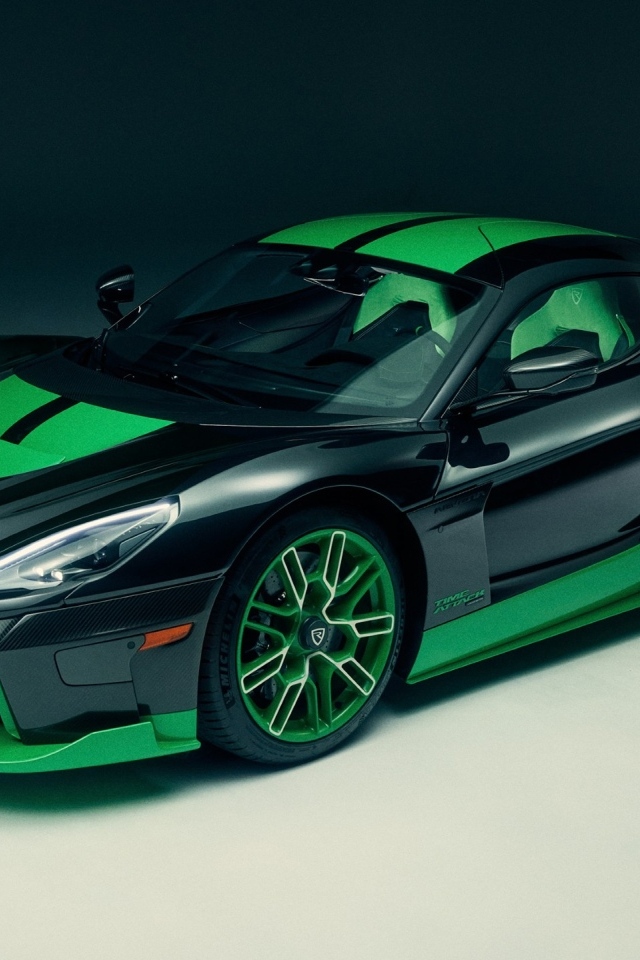 Быстрый автомобиль Rimac Nevera Time Attack 2023 года