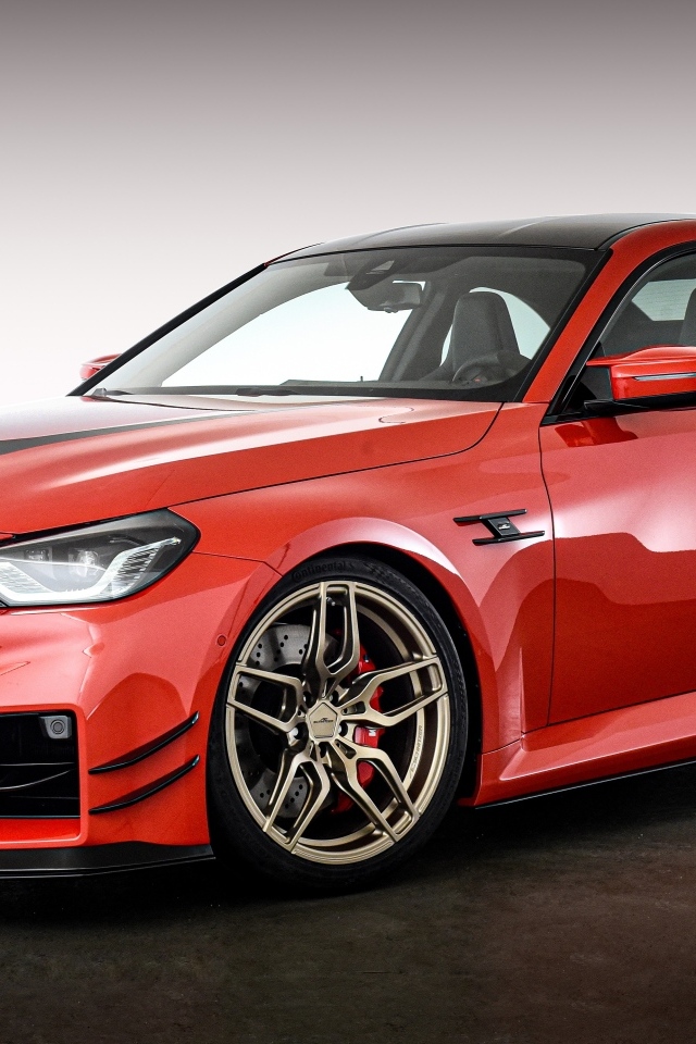 Быстрый красный автомобиль AC Schnitzer ACS2 Sport 2023