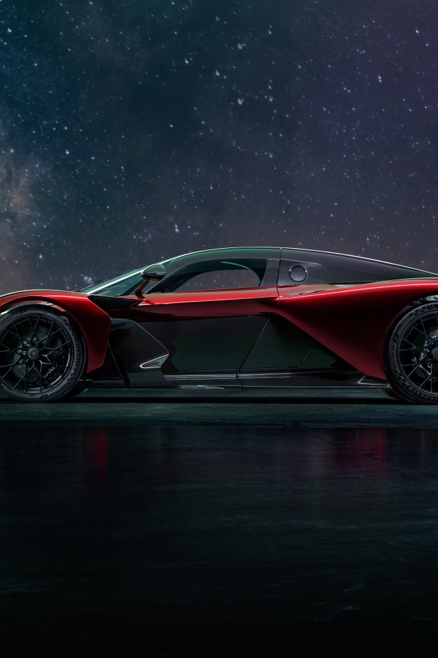 Спортивный автомобиль Zenvo Aurora Agil  на фоне ночного неба