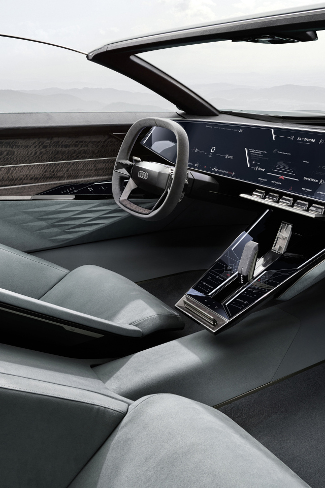 Салон Audi Skysphere Concept 2021 года