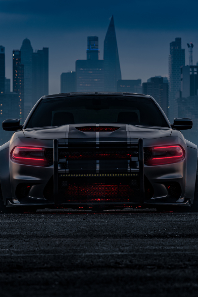 Автомобиль Dodge Charger Hellcat Enforcer вид спереди