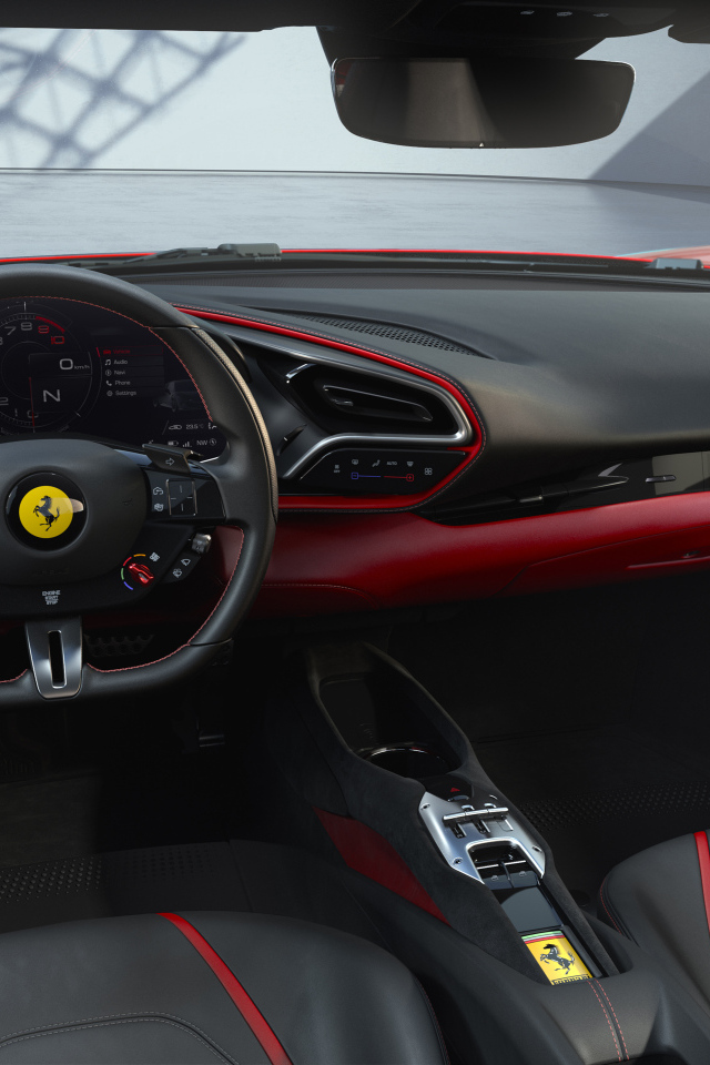 Салон автомобиля  Ferrari 296 GTB 2022 года