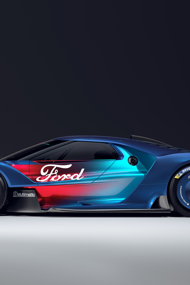 Гоночный автомобиль Ford GT Mk IV 2023 года