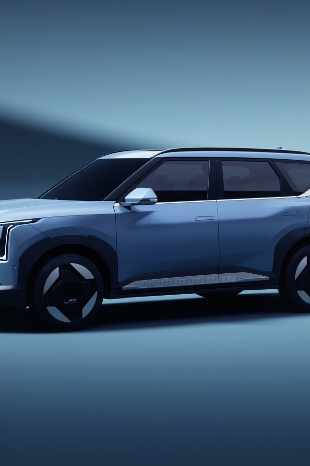 Внедорожник Kia EV5 2023 года вид сбоку