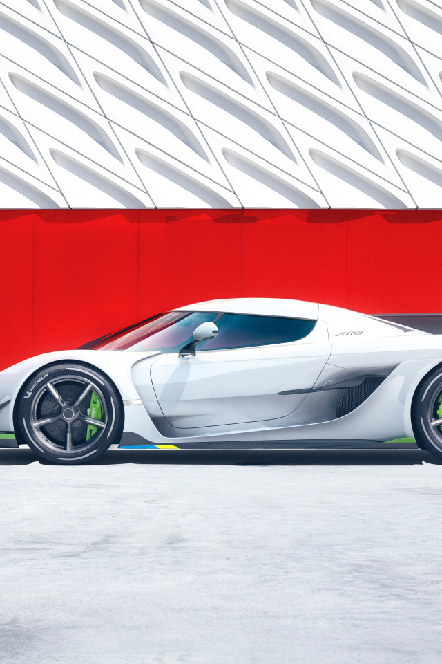 Автомобиль Koenigsegg Jesko вид сбоку