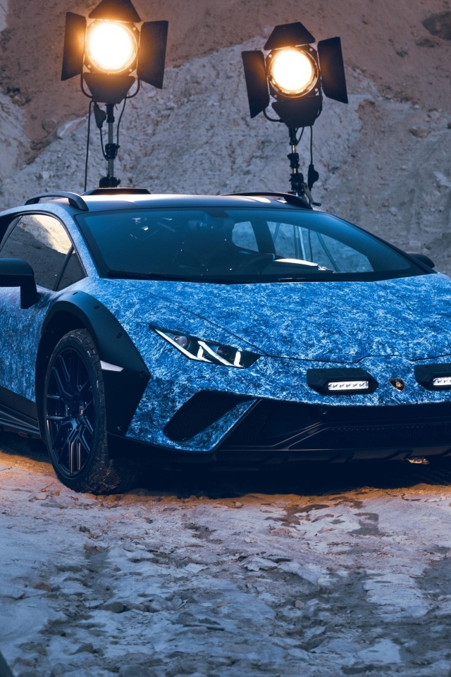 Быстрый дорогой автомобиль Lamborghini Huracán