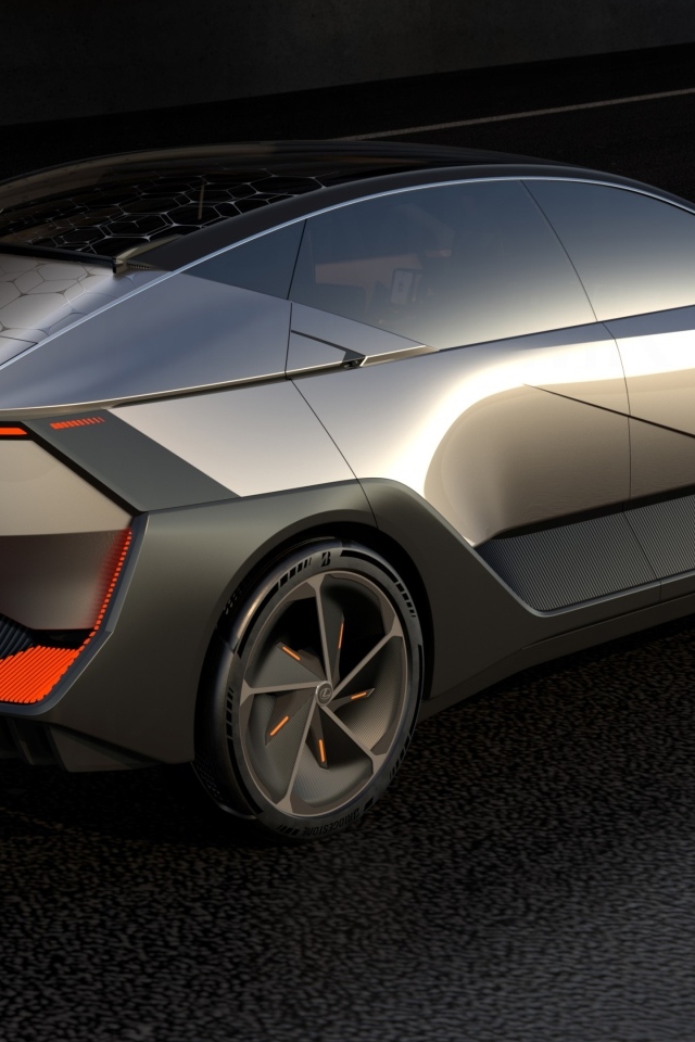 Вид сзади на автомобиль Lexus LF-ZL