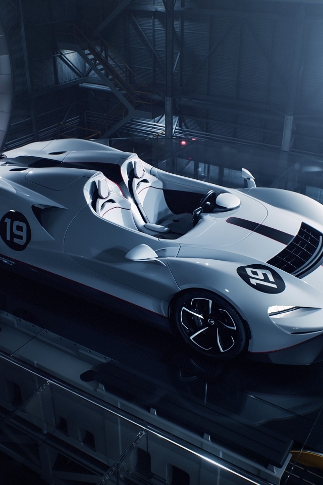 Красивый спортивный автомобиль McLaren Elva