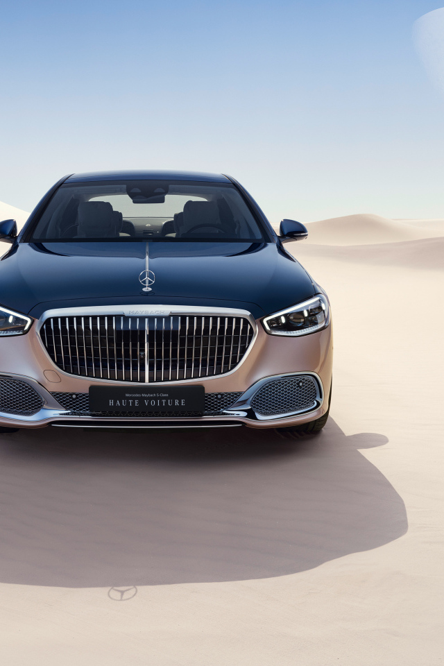 Автомобиль Mercedes-Maybach S 680 4MATIC Haute Voiture 2023 вид спереди