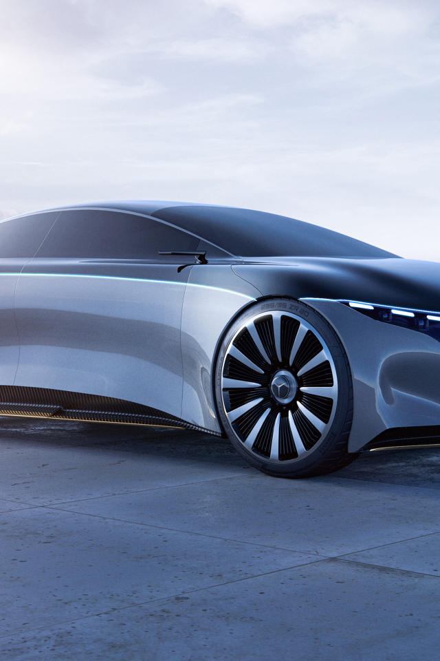 Автомобиль концепт Mercedes Vision EQS