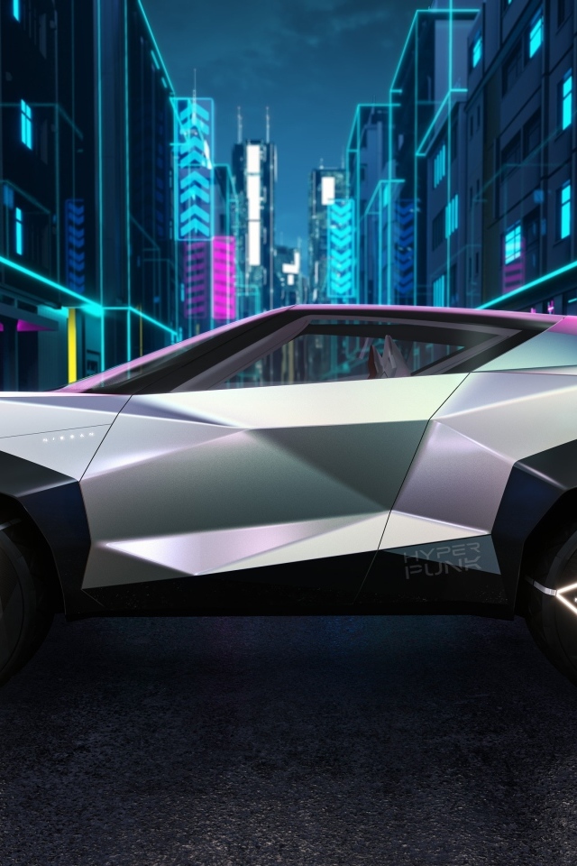 Автомобиль Nissan Hyper Punk вид сбоку
