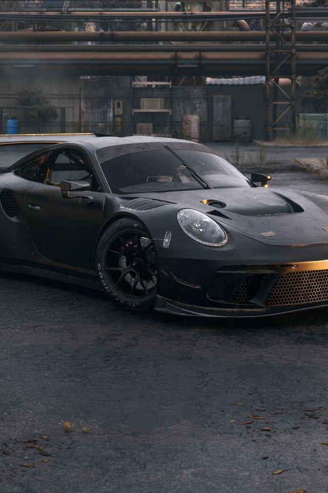 Быстрый автомобиль Porsche 911 GT3