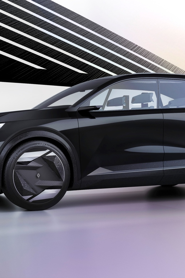 Черный автомобиль Renault Scénic Vision