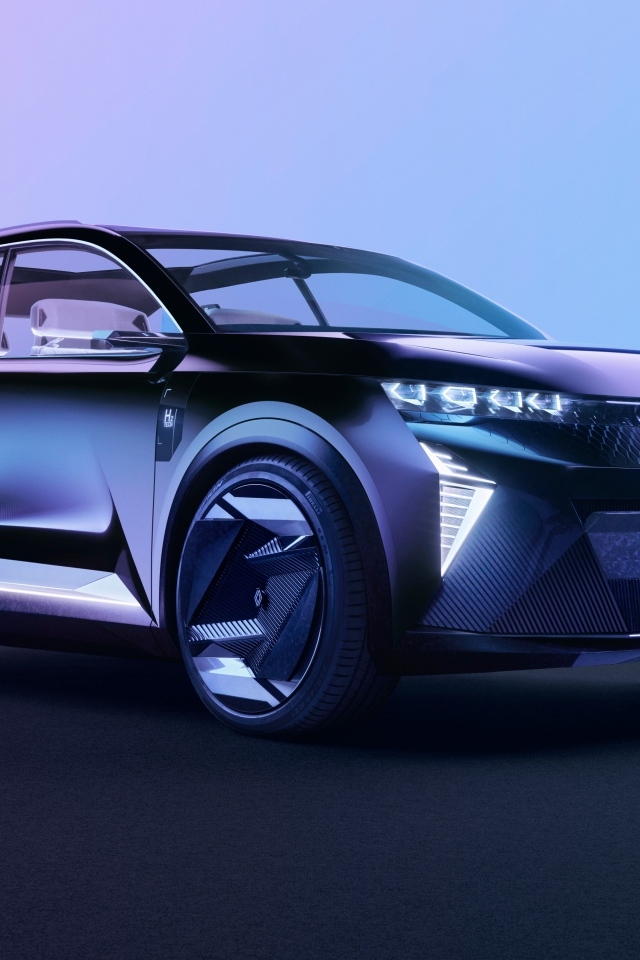 Синий автомобиль Renault Scénic Vision