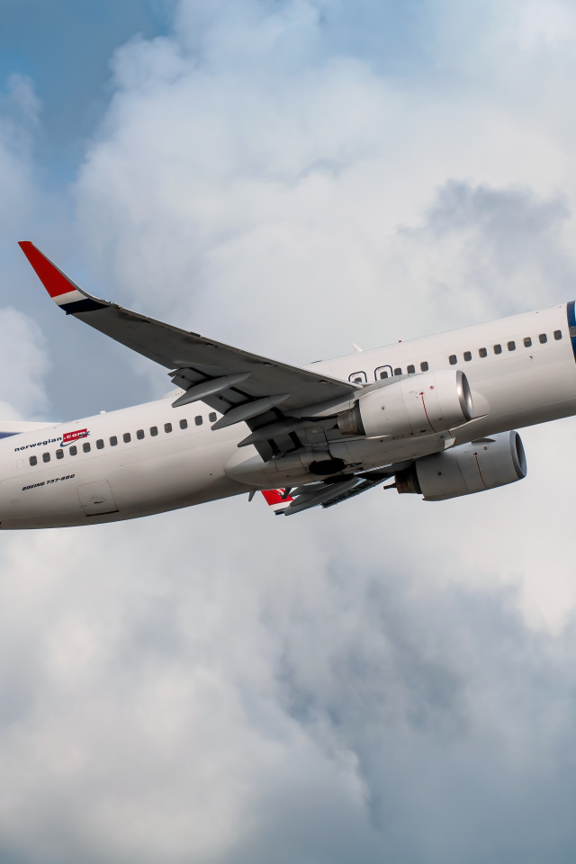 Пассажирский боинг 737-800W,  компании Norwegian Air