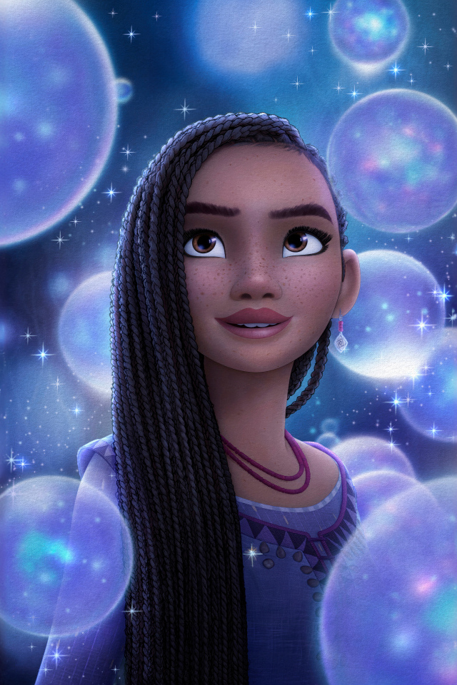 Милая девушка персонаж нового мультфильма Заветное желание, 2023