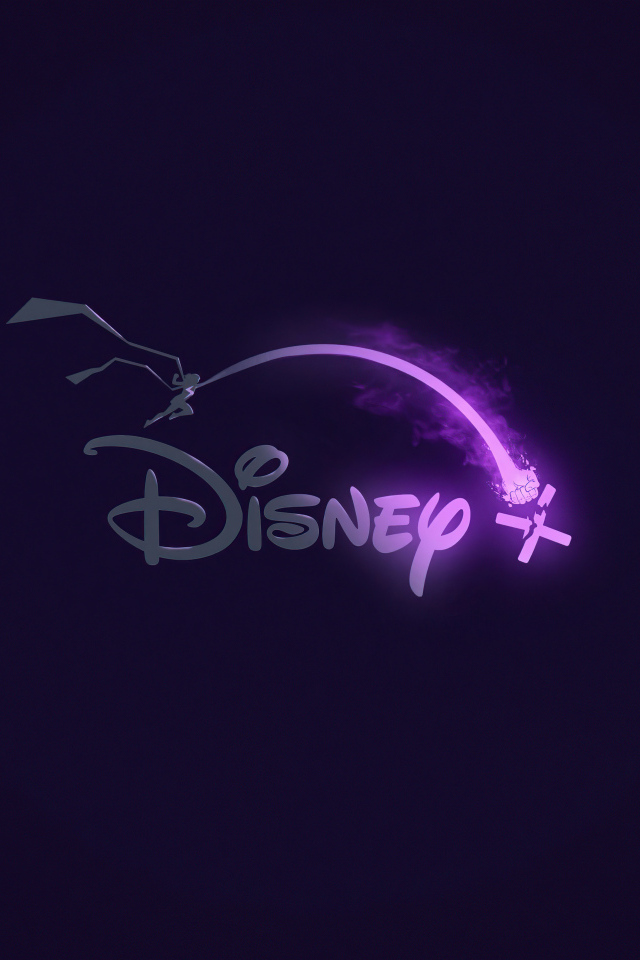 Логотип Дисней на синем фоне