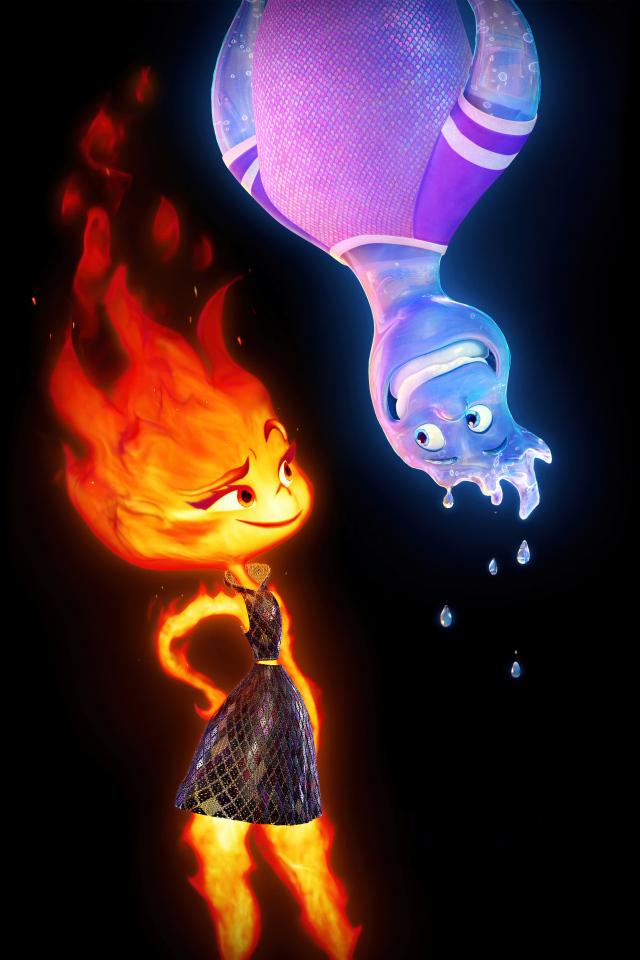 Постер нового мультфильма Элементарно, 2023