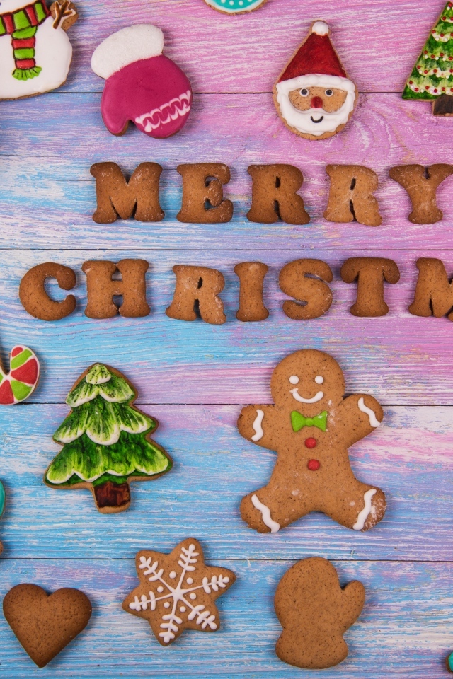 Красивое печенье на Рождество