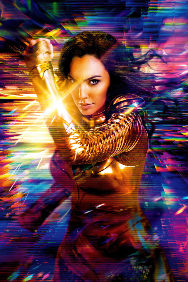 Яркая женщина супергерой в фильме Чудо-женщина 1984