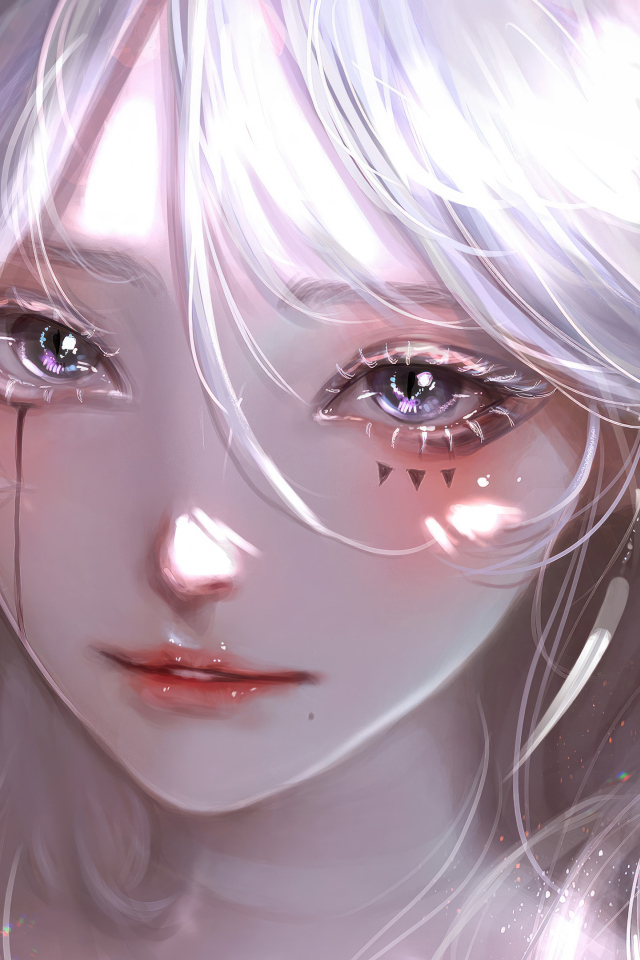 Фантастическая девушка с красивыми глазами