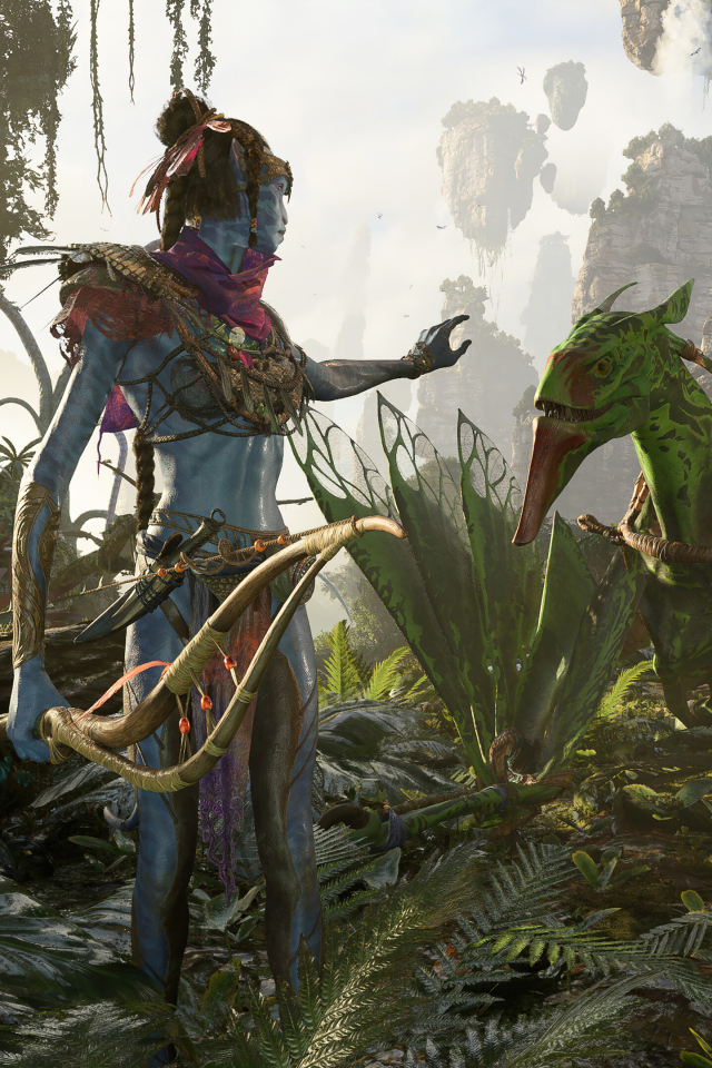 Кадр компьютерной игры Avatar: Frontiers of Pandora