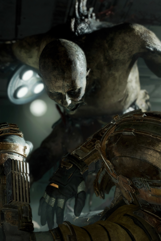 Монстр из компьютерной игры Dead Space Remake