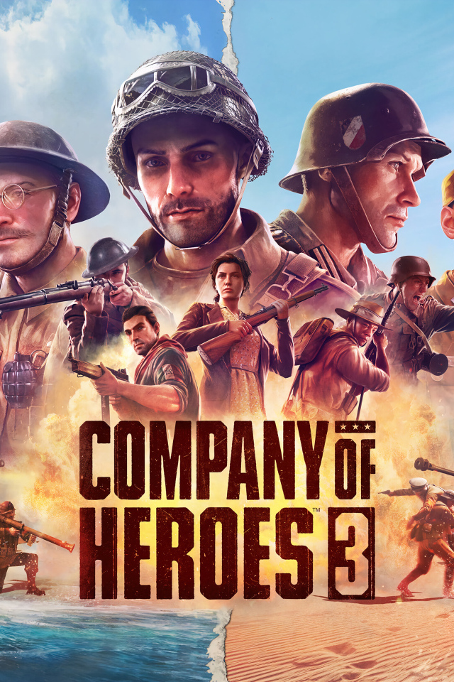 Постер компьютерной игры Company of Heroes 3, 2023