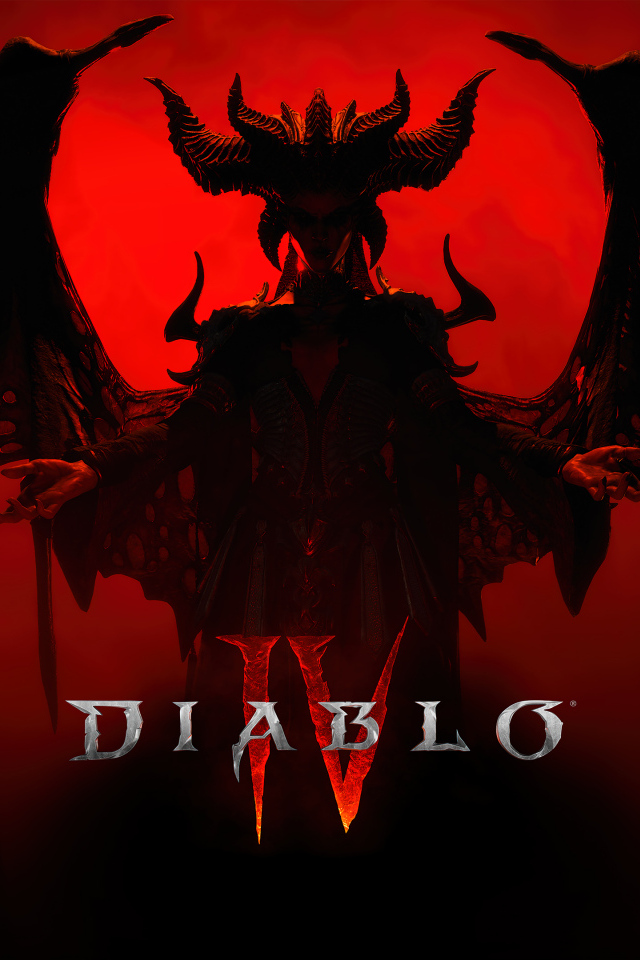Постер новой компьютерной игры Diablo IV, 2023
