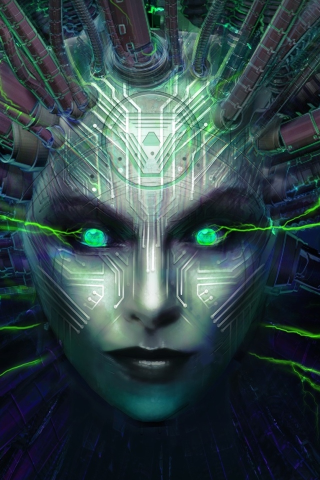 Робот из компьютерной игры System Shock
