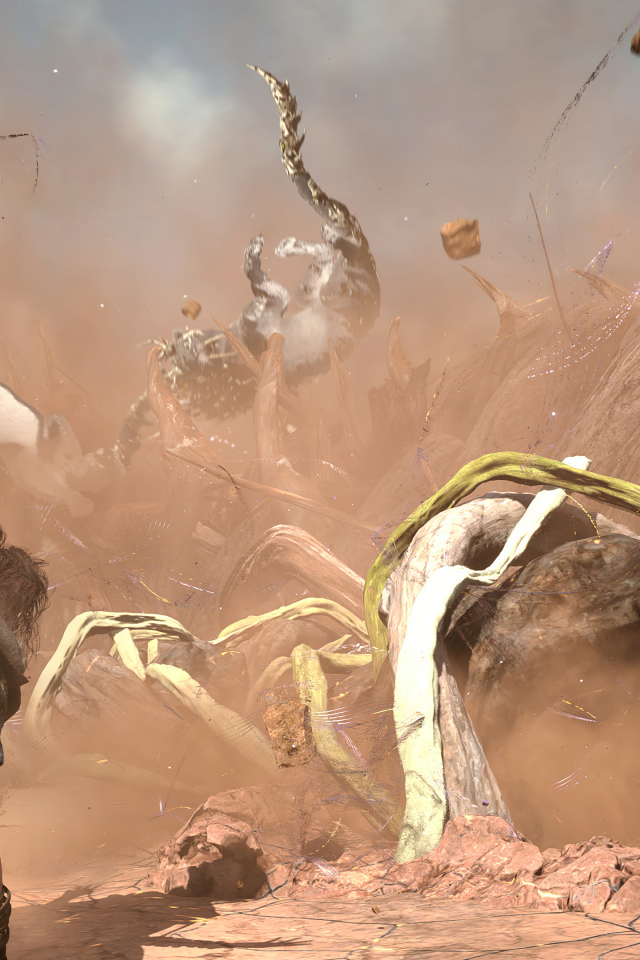 Скриншот компьютерной игры Forspoken, 2023