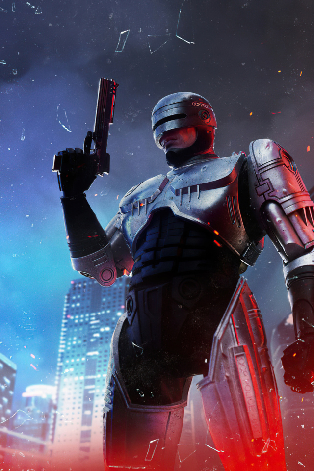 Солдат из компьютерной игры RoboCop: Rogue City