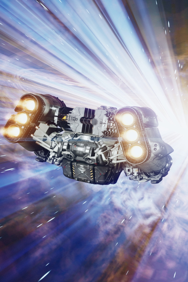 Космический корабль из игры Starfield, 2023