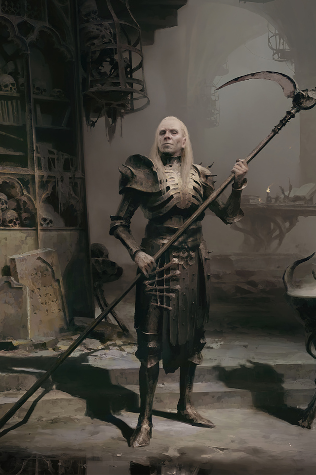 Персонаж компьютерной игры Diablo IV