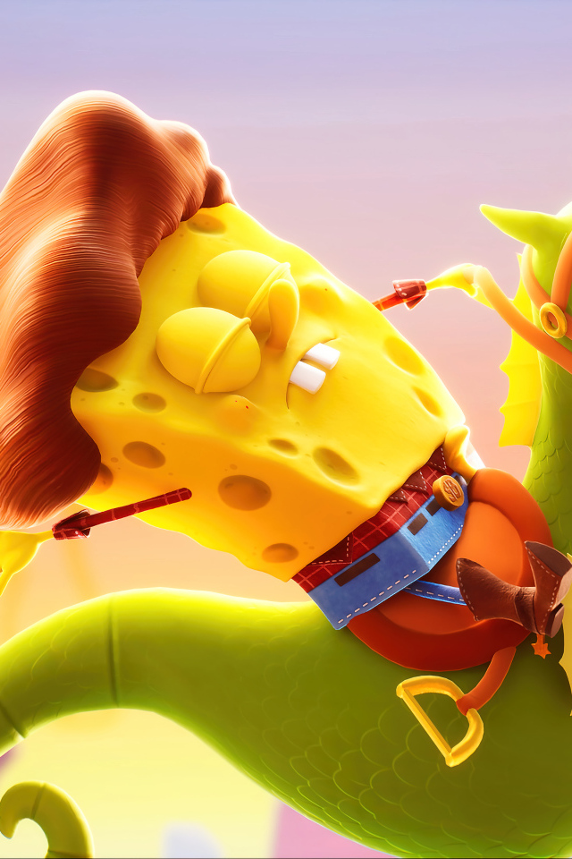 Персонаж компьютерной игры SpongeBob SquarePants: The Cosmic Shake