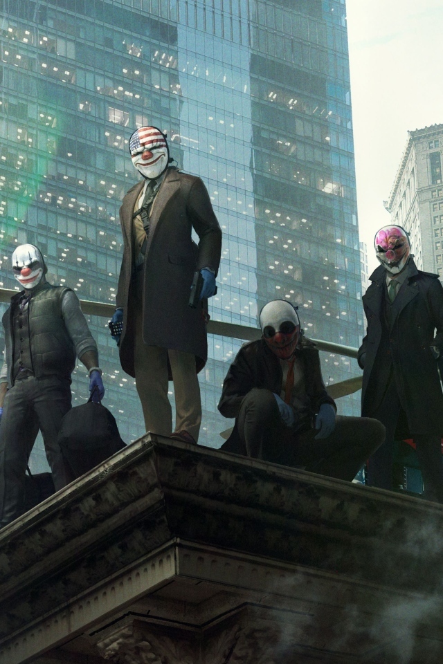 Злодеи из компьютерной игры Payday 3