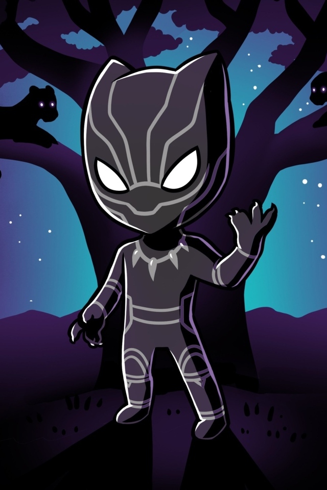 Маленький супергерой Черная пантера