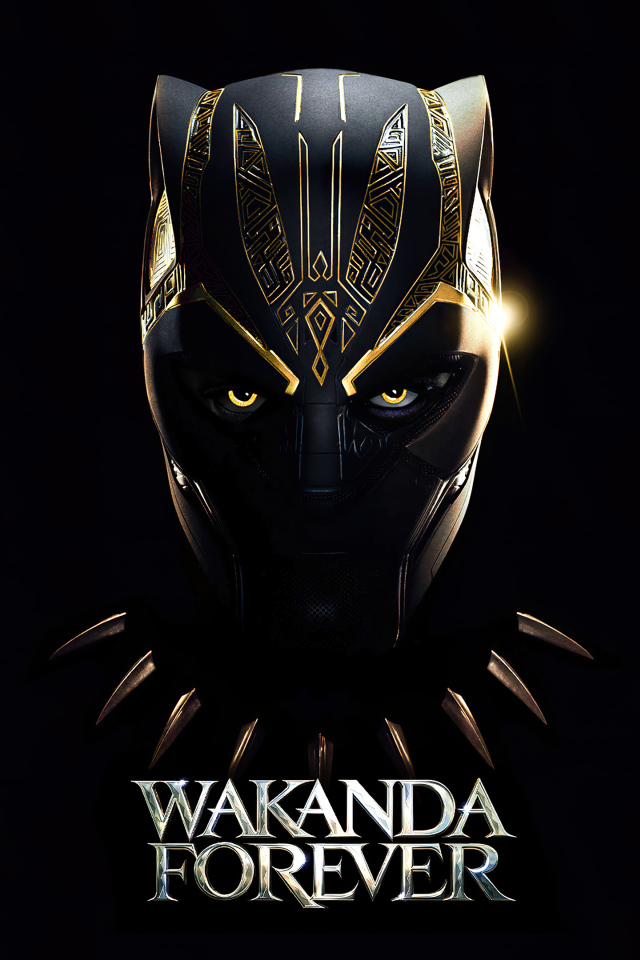 Логотип фильма Чёрная пантера: Ваканда навеки