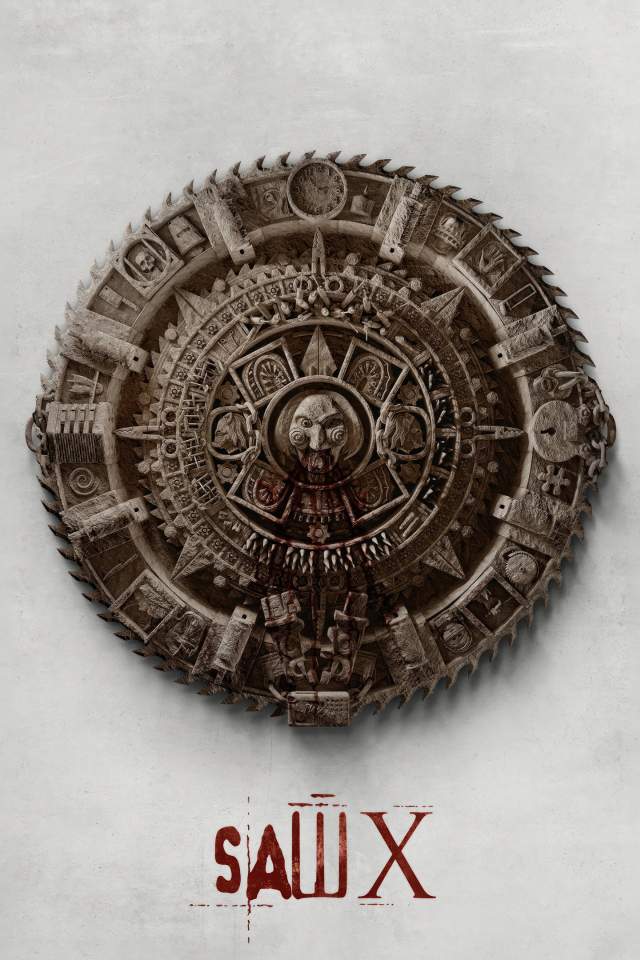 Логотип нового фильма Пила 10, 2023