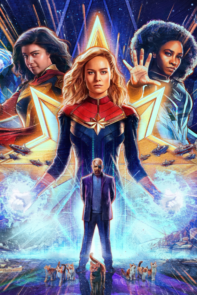 Постер фантастического фильма Марвелы